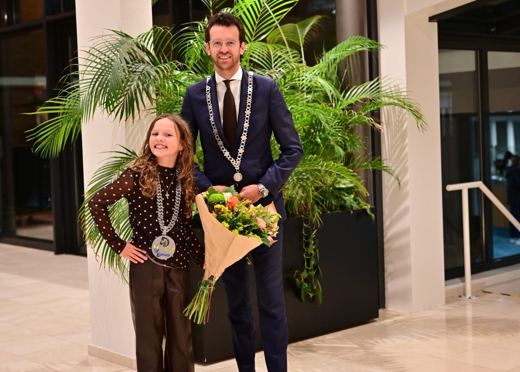 Romy Heemskerk is de nieuwe kinderburgemeester van Katwijk